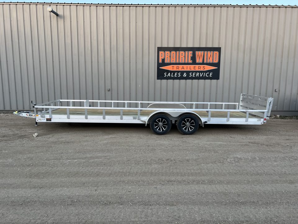 New 2027 H&H Trailers 24' Tandem Aluminum Utility Trailer