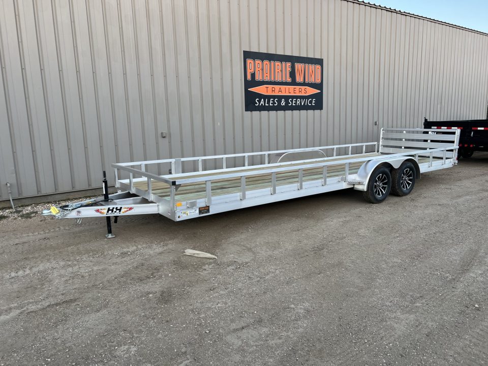 New 2027 H&H Trailers 24' Tandem Aluminum Utility Trailer