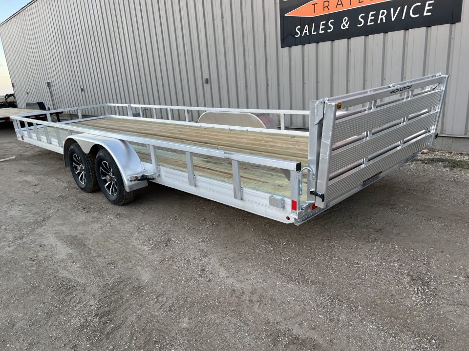 New 2027 H&H Trailers 24' Tandem Aluminum Utility Trailer