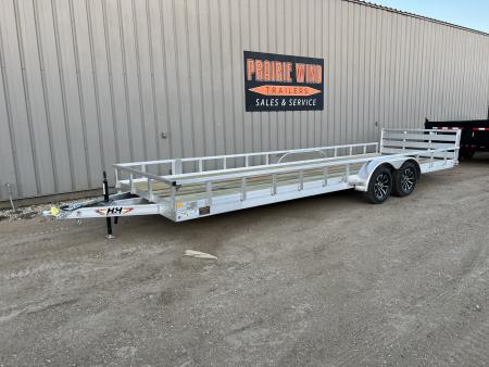 New 2027 H&H Trailers 24' Tandem Aluminum Utility Trailer