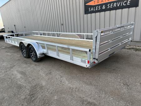 New 2027 H&H Trailers 24' Tandem Aluminum Utility Trailer