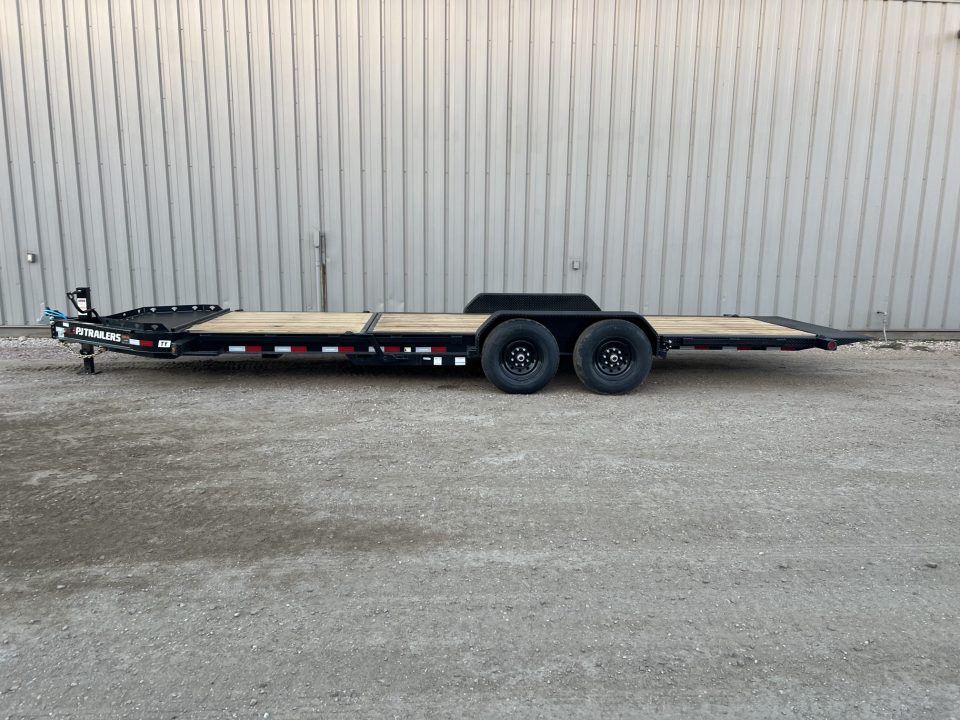 New 2027 PJ Trailers 22' TY I-Beam Tiltbed Equipment Tilt Trailer
