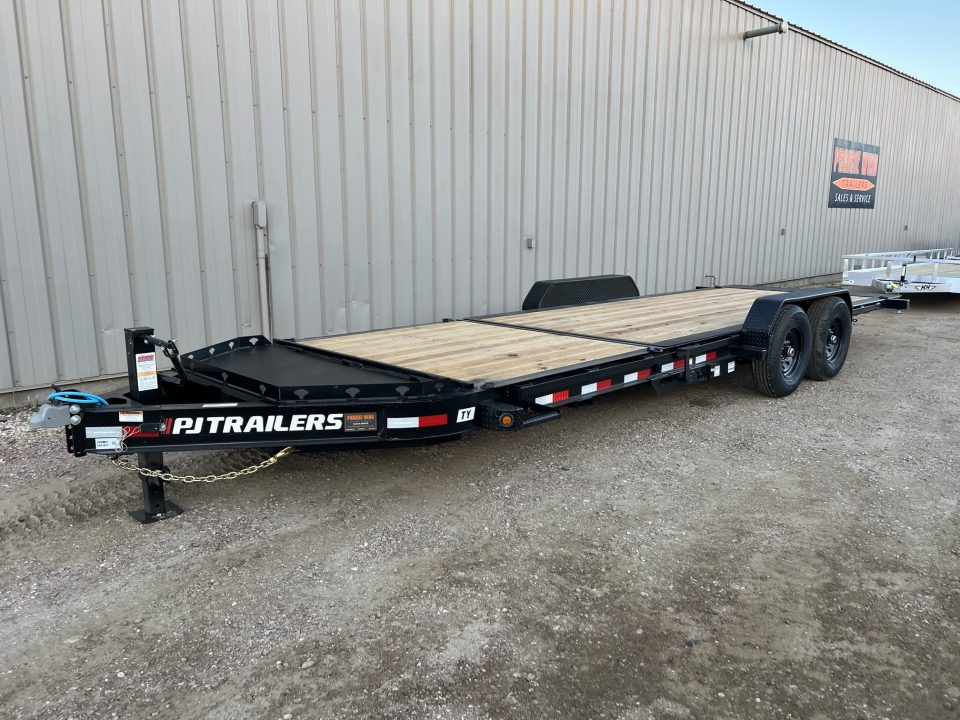 New 2027 PJ Trailers 22' TY I-Beam Tiltbed Equipment Tilt Trailer