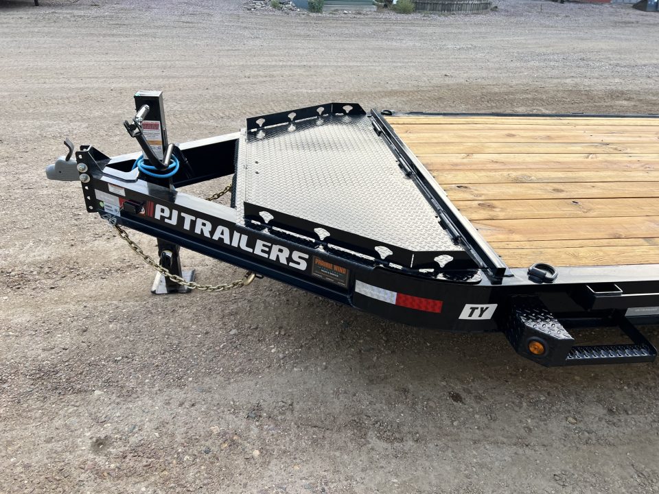 New 2027 PJ Trailers 24' TY I-Beam Tiltbed Equipment Tilt Trailer
