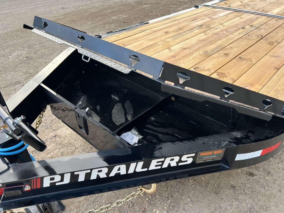 New 2027 PJ Trailers 24' TY I-Beam Tiltbed Equipment Tilt Trailer