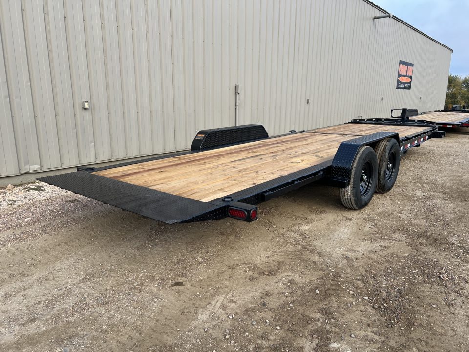 New 2027 PJ Trailers 24' TY I-Beam Tiltbed Equipment Tilt Trailer