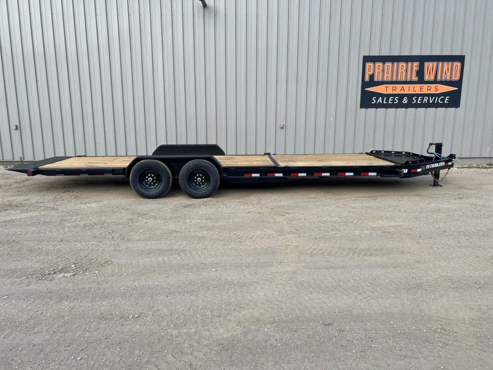 New 2027 PJ Trailers 24' TY I-Beam Tiltbed Equipment Tilt Trailer