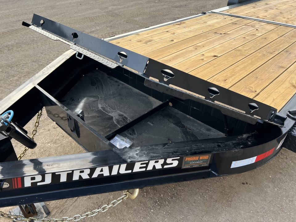 New 2027 PJ Trailers 24' TY I-Beam Tiltbed Equipment Tilt Trailer