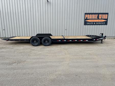 New 2027 PJ Trailers 24' TY I-Beam Tiltbed Equipment Tilt Trailer