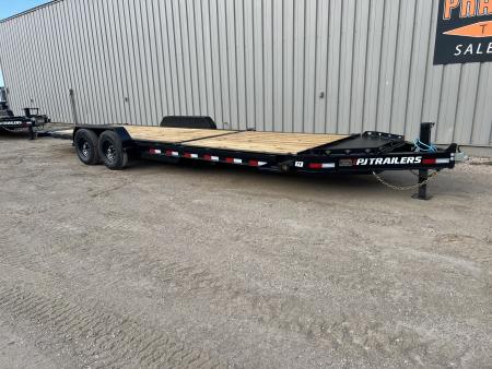 New 2027 PJ Trailers 24' TY I-Beam Tiltbed Equipment Tilt Trailer