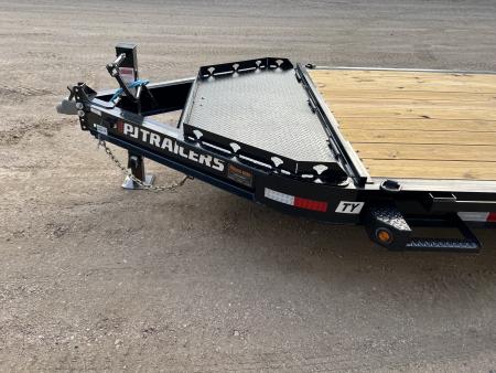 New 2027 PJ Trailers 24' TY I-Beam Tiltbed Equipment Tilt Trailer