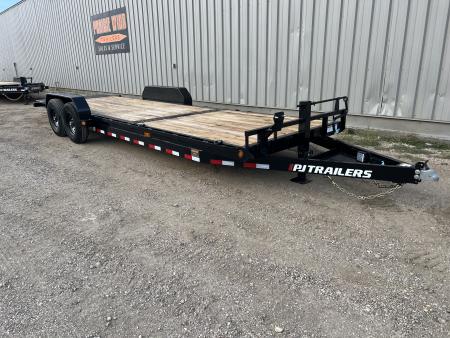New 2027 PJ Trailers 24' T6 Tiltbed Equipment Tilt Trailer