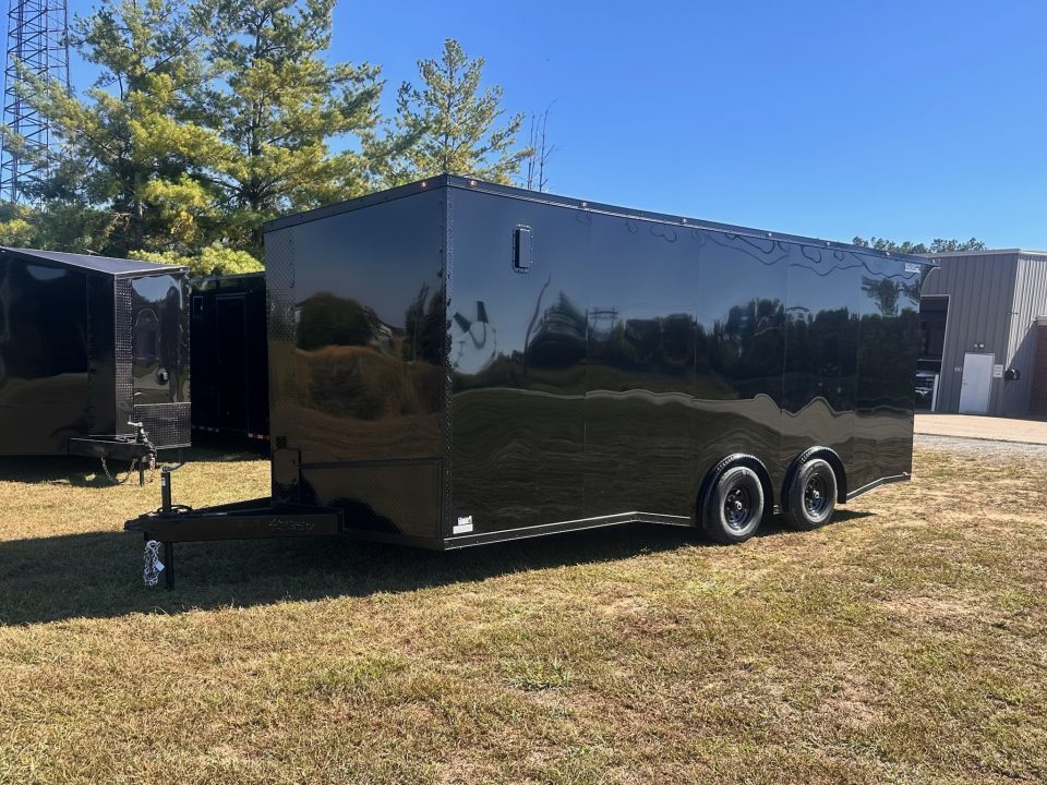 New 2027 8.5X20 Race Trailer - Finished Interior-5200LB Torsion Axle-Blackout-Car/ Racing Trailer