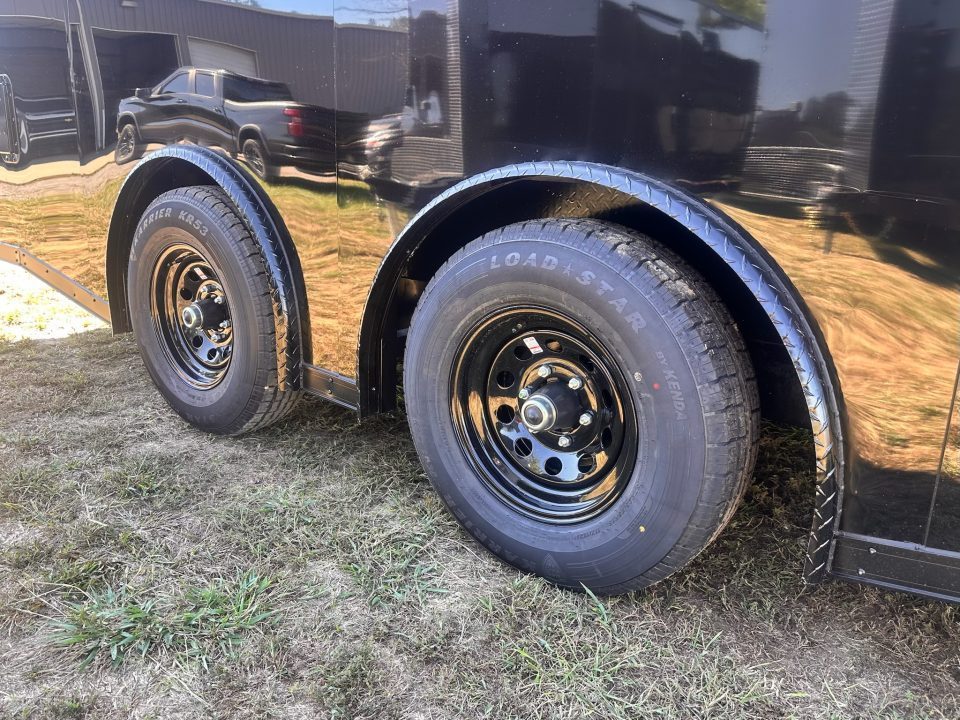 New 2027 8.5X20 Race Trailer - Finished Interior-5200LB Torsion Axle-Blackout-Car/ Racing Trailer