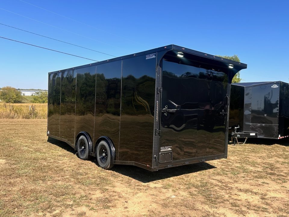 New 2027 8.5X20 Race Trailer - Finished Interior-5200LB Torsion Axle-Blackout-Car/ Racing Trailer