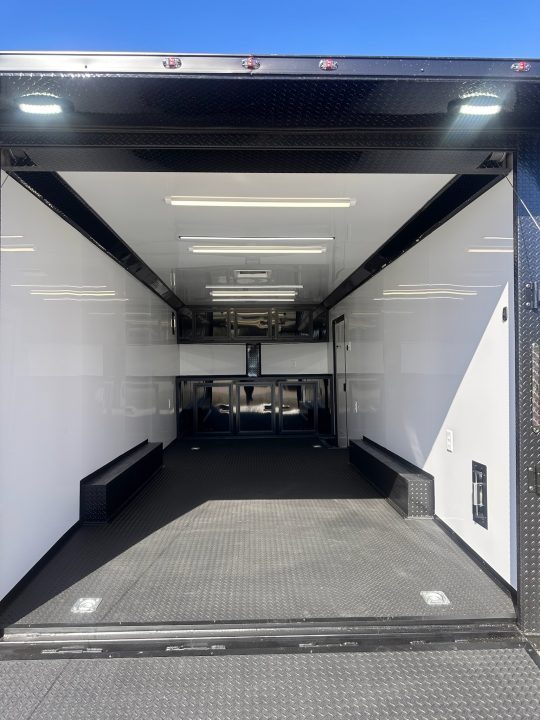 New 2027 8.5X20 Race Trailer - Finished Interior-5200LB Torsion Axle-Blackout-Car/ Racing Trailer