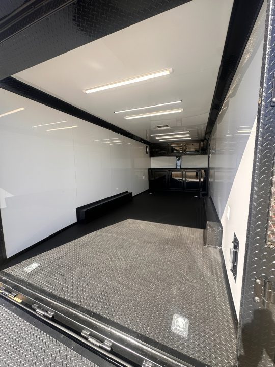 New 2027 8.5X20 Race Trailer - Finished Interior-5200LB Torsion Axle-Blackout-Car/ Racing Trailer