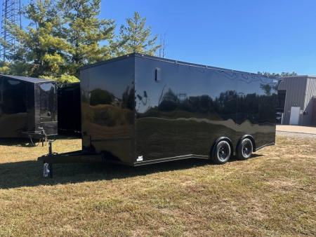 New 2027 8.5X20 Race Trailer - Finished Interior-5200LB Torsion Axle-Blackout-Car/ Racing Trailer