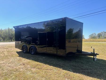 New 2027 8.5X20 Race Trailer - Finished Interior-5200LB Torsion Axle-Blackout-Car/ Racing Trailer