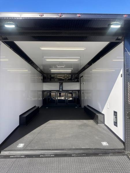 New 2027 8.5X20 Race Trailer - Finished Interior-5200LB Torsion Axle-Blackout-Car/ Racing Trailer