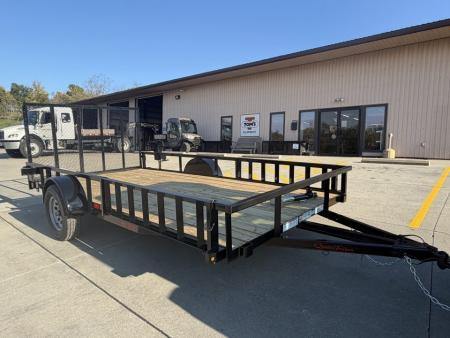 New 2027 Quality Trailers 82 X14' Pro Series Single Axle Utility Trailer - W/ ATV SIDE LOAD RAMPS - 2990# GVWR