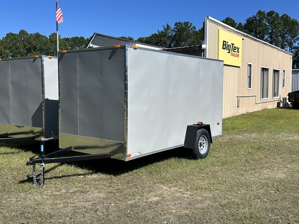 New 2027 Covered Wagon 6x12 Economy / Residential Cargo Trailer w/Ramp