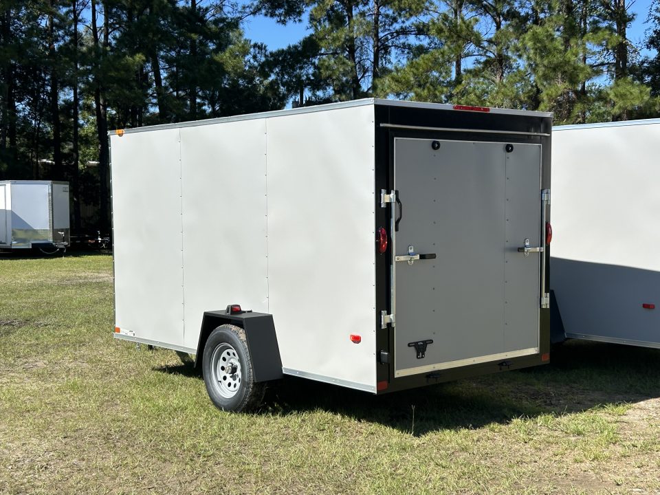 New 2027 Covered Wagon 6x12 Economy / Residential Cargo Trailer w/Ramp