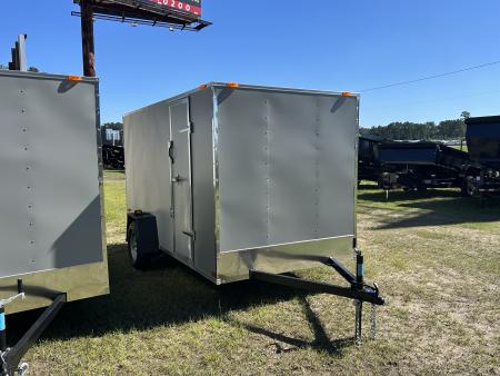 New 2027 Covered Wagon 6x12 Economy / Residential Cargo Trailer w/Ramp