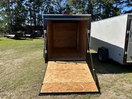 New 2027 Covered Wagon 6x12 Economy / Residential Cargo Trailer w/Ramp