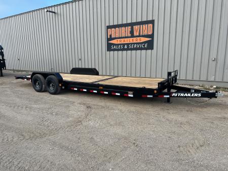 New 2027 PJ Trailers 24' T6 Tiltbed Equipment Tilt Trailer