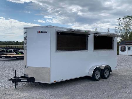 New 2027 Triple R 7X16 CARGO ENCLOSED W/ 2 VENDOR DOORS