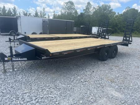 New 2027 Triple R 102X20 DECKOVER TRAILER 14K WITH STAND UP RAMPS