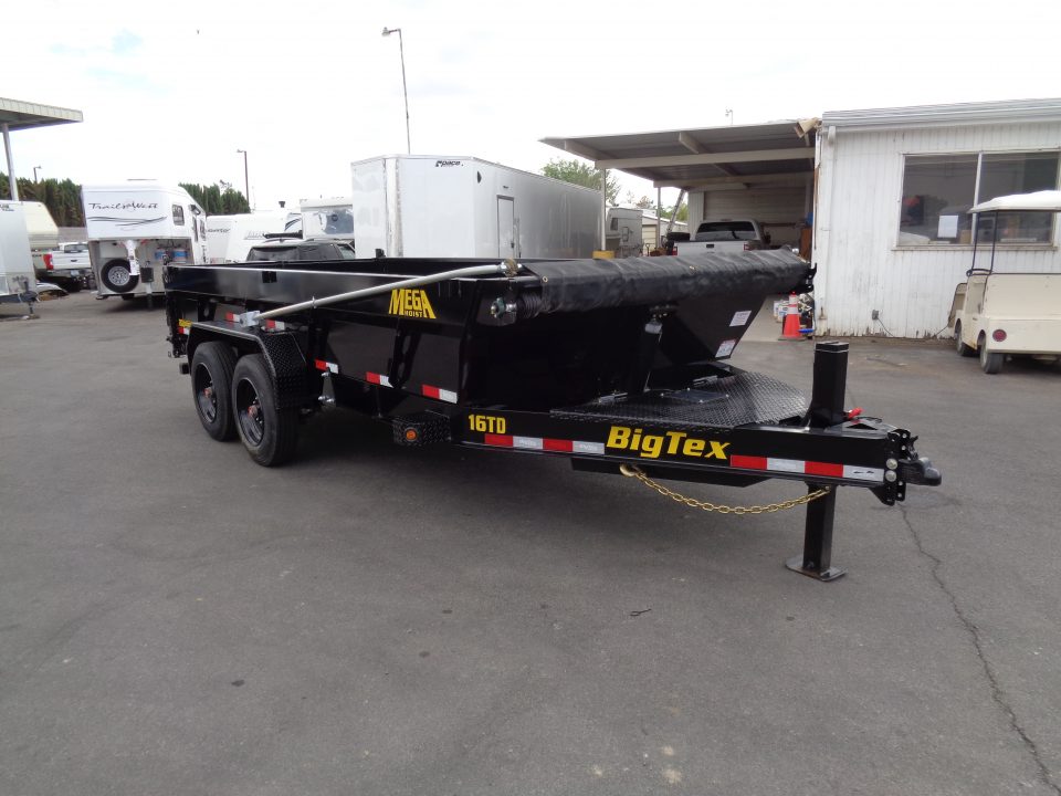 New 2027 Big Tex Trailers * 16TD-16 * 16Ft Heavy Duty Telescopic 17.6k Dump Trailer w/ X-Series Package