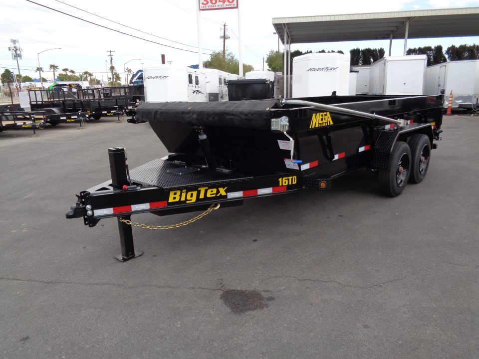 New 2027 Big Tex Trailers * 16TD-16 * 16Ft Heavy Duty Telescopic 17.6k Dump Trailer w/ X-Series Package