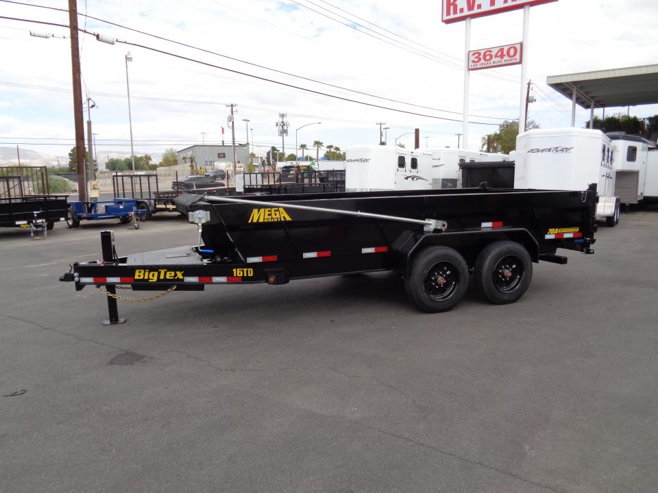 New 2027 Big Tex Trailers * 16TD-16 * 16Ft Heavy Duty Telescopic 17.6k Dump Trailer w/ X-Series Package