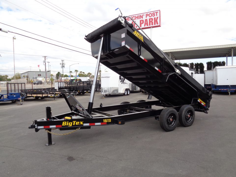 New 2027 Big Tex Trailers * 16TD-16 * 16Ft Heavy Duty Telescopic 17.6k Dump Trailer w/ X-Series Package
