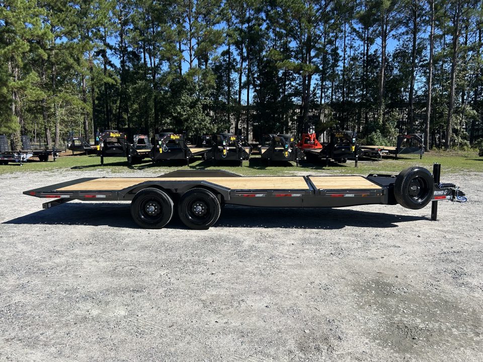 New 2027 Diamond C HXD210 Tilt Trailer, 102" Wide, Drive Over Fender, 22ft Deck (18ft Tilt + 4ft Stationary ) 10K Axles, Hydraulic Jack