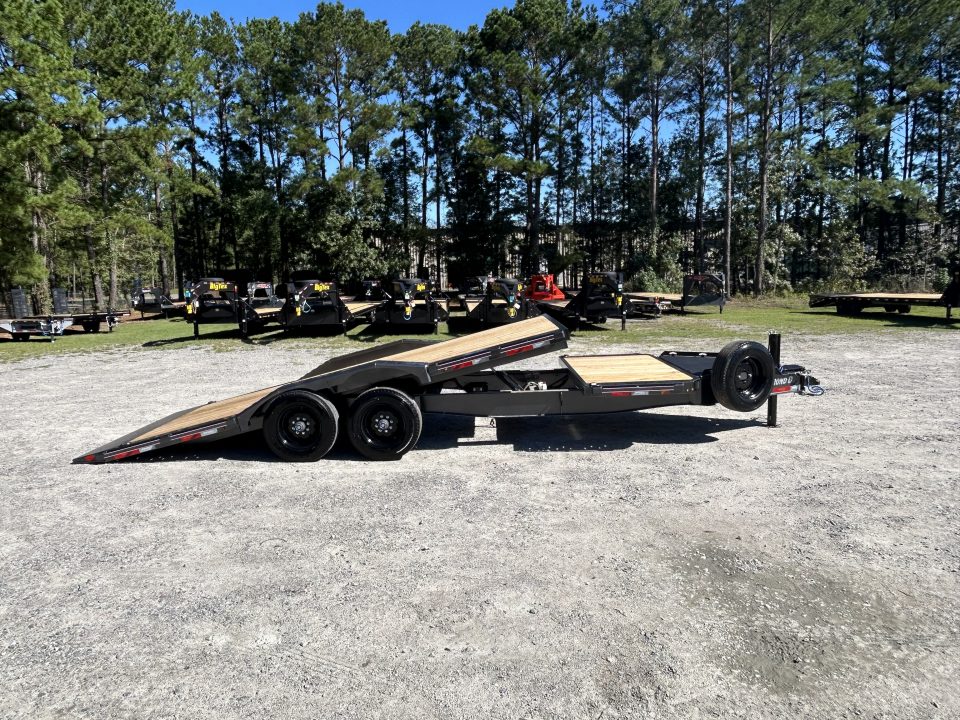 New 2027 Diamond C HXD210 Tilt Trailer, 102" Wide, Drive Over Fender, 22ft Deck (18ft Tilt + 4ft Stationary ) 10K Axles, Hydraulic Jack