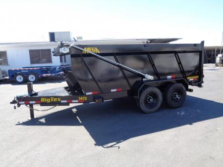 New 2027 Big Tex Trailers * 14TD-14 * 14Ft Heavy Duty Telescopic 15.4k Dump Trailer w/ X-Series Package & 4Ft Sides