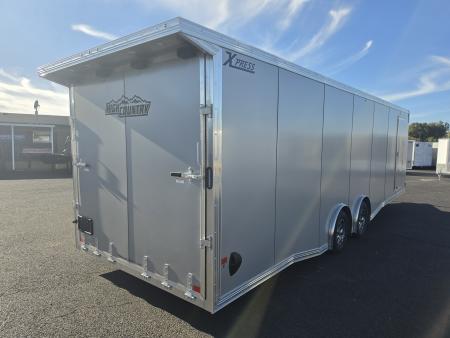 New 2027 ALCOM 8.5X28 Car/Racing Trailer w/ Side Escape Door 10K GVWR