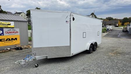 New 2027 Lightning Trailers LTFES7.5X18TA Snowmobile Trailer