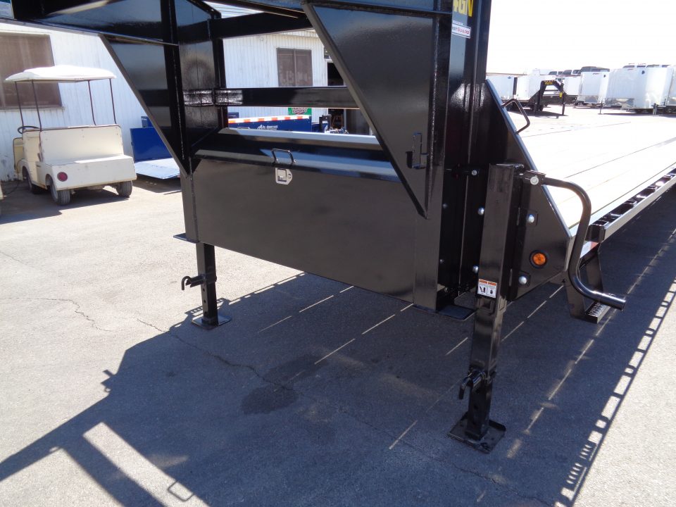 New 2027 Big Tex Trailer * 14GN-40STA * 40ft Single Wheel Tandem Axle Straight Deck Gooseneck Trailer