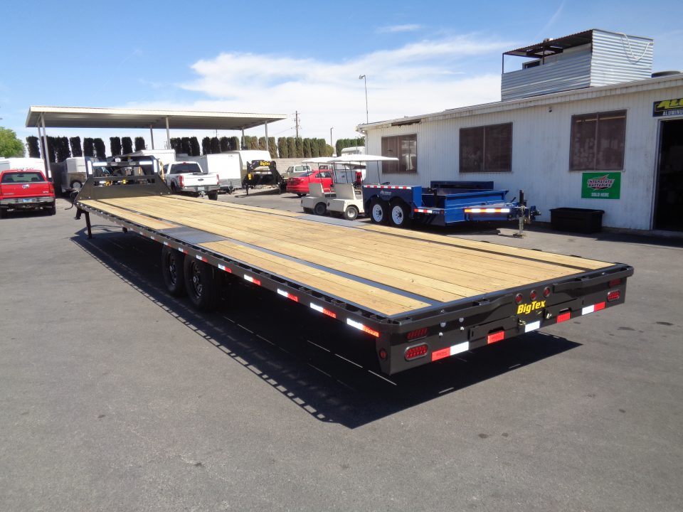 New 2027 Big Tex Trailer * 14GN-40STA * 40ft Single Wheel Tandem Axle Straight Deck Gooseneck Trailer