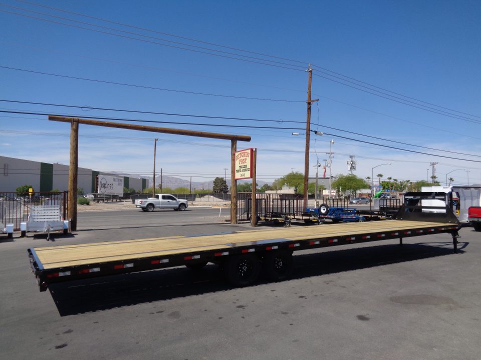 New 2027 Big Tex Trailer * 14GN-40STA * 40ft Single Wheel Tandem Axle Straight Deck Gooseneck Trailer