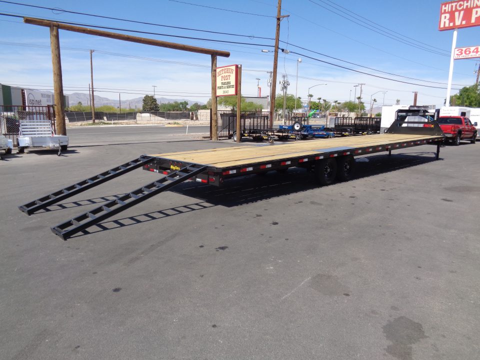 New 2027 Big Tex Trailer * 14GN-40STA * 40ft Single Wheel Tandem Axle Straight Deck Gooseneck Trailer