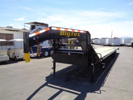 New 2027 Big Tex Trailer * 14GN-40STA * 40ft Single Wheel Tandem Axle Straight Deck Gooseneck Trailer