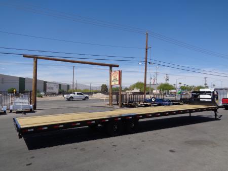 New 2027 Big Tex Trailer * 14GN-40STA * 40ft Single Wheel Tandem Axle Straight Deck Gooseneck Trailer