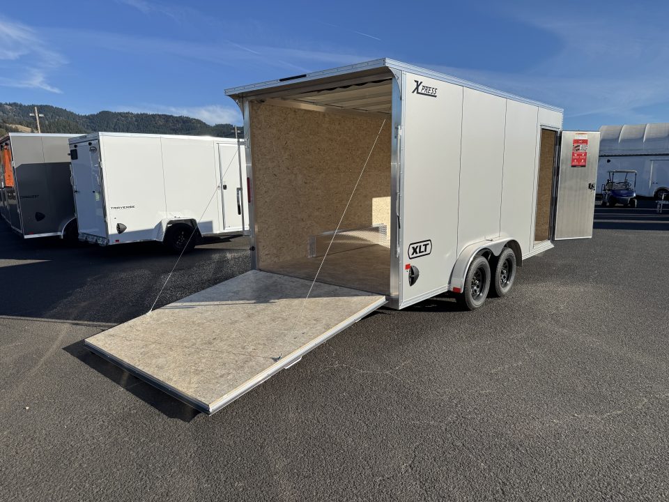 New 2027 ALCOM 7.5X16 Aluminum Enclosed Trailer 7K GVWR