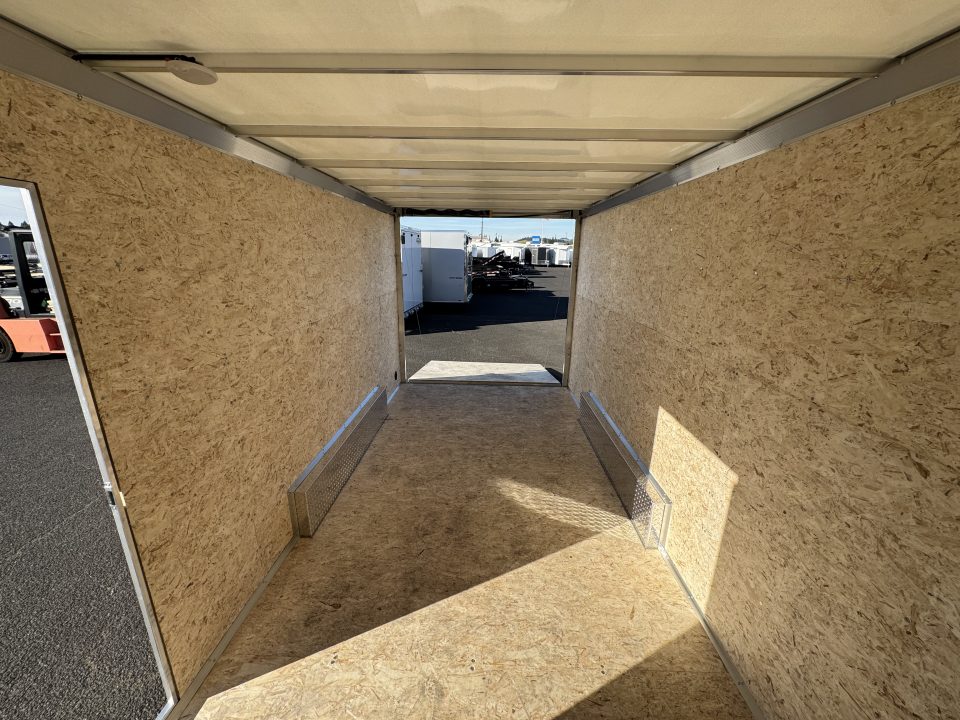 New 2027 ALCOM 7.5X16 Aluminum Enclosed Trailer 7K GVWR