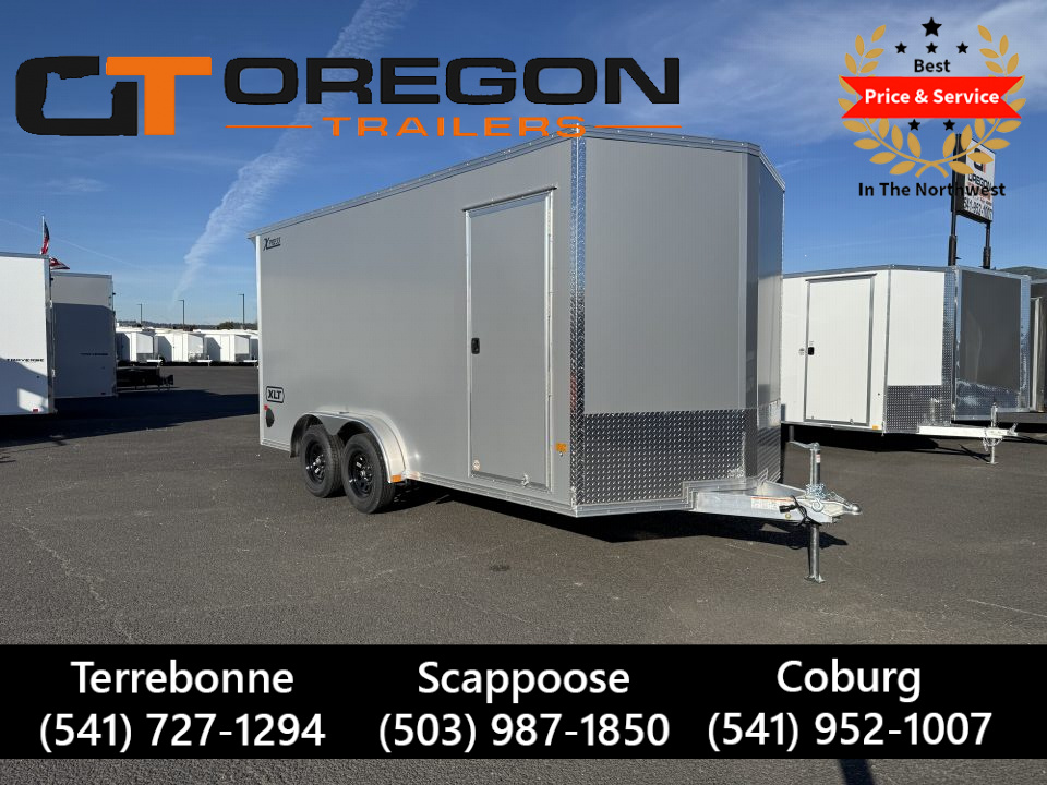 New 2027 ALCOM 7.5X16 Aluminum Enclosed Trailer 7K GVWR